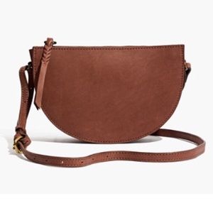 Madewell juniper brown leather purse